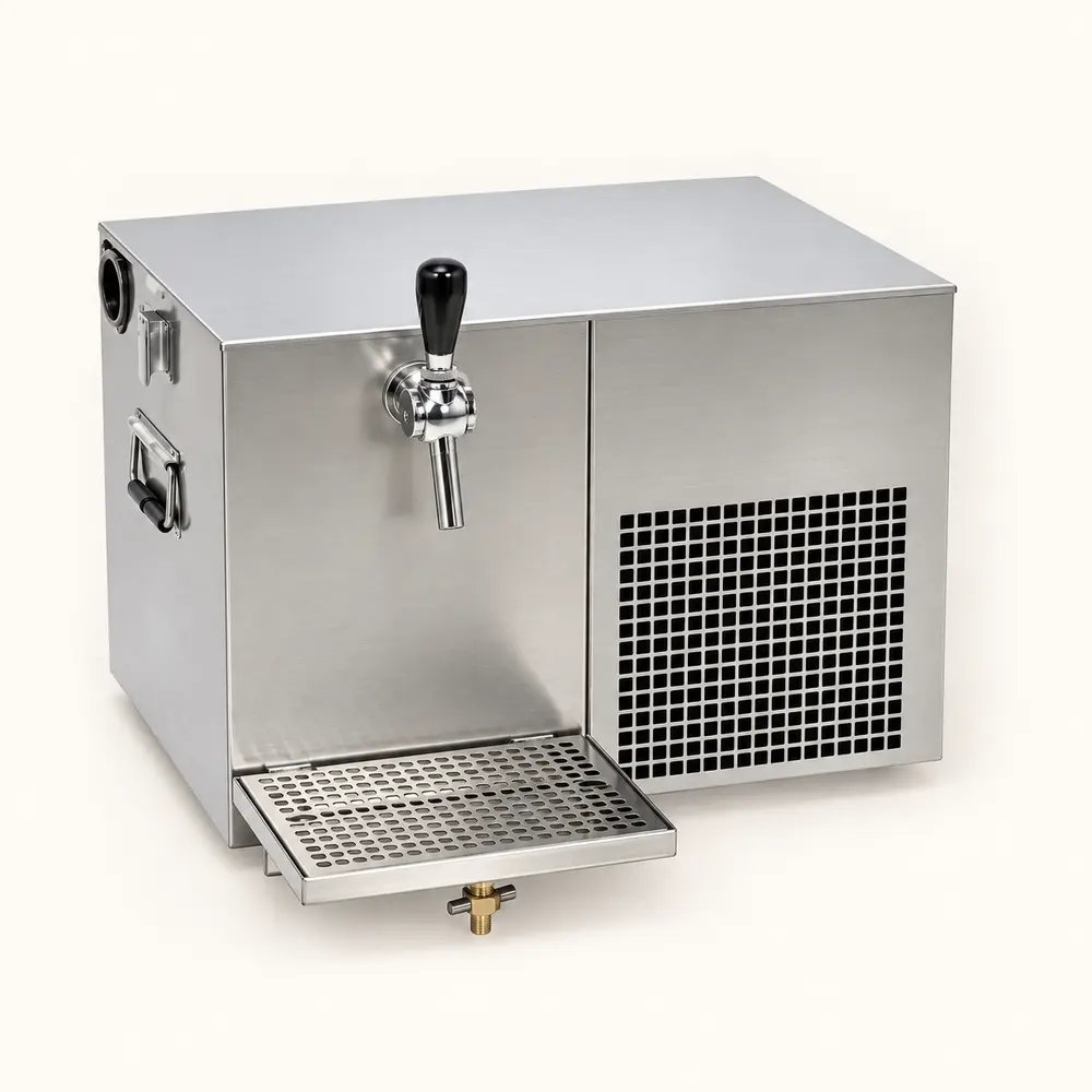 Tireuse à bière à banc de glace compacte en inox à un bec
